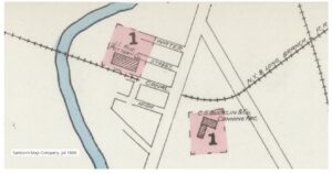 1886 map - Rue