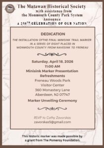 Minisink Trail Dedication Flyer