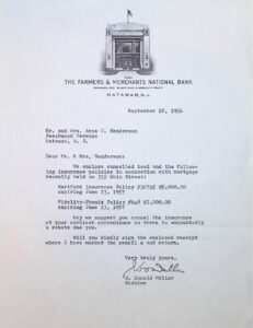 Farmers Merchants Letter