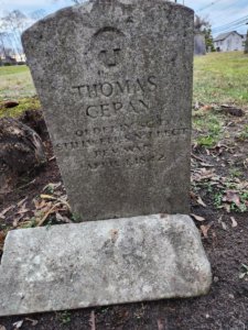 Thomas Geran Headstone
