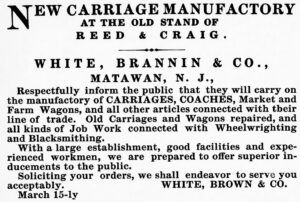 Advertisement for the new White, Brannin & Co. factory Gemini enhanced