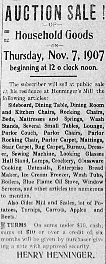 Henninger-Auction