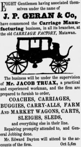 J. P. Geran & Co. reopened the carriage factory Gemini enhanced