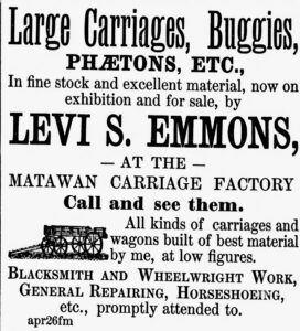 Levi S. Emmons reopens the Matawan Carriage Factory Gemini enhanced